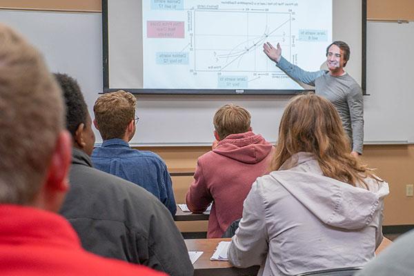 professor teaching class